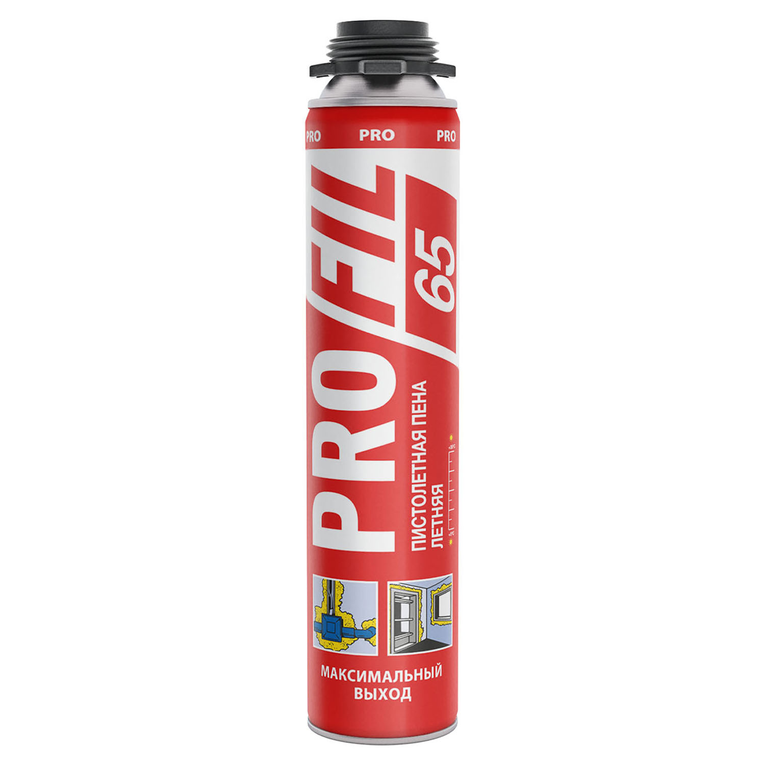 Пена профессиональная Soudal Profil 820 мл. выход 65 л