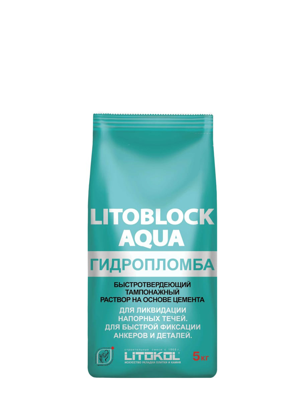 Смесь сухая гидроизоляционная Litokol Litoblock Aqua 5 кг