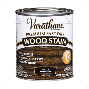 Масло тонирующее быстросохнущее Varathane Fast Dry Wood Stain подлинный коричневый 0,946 л.