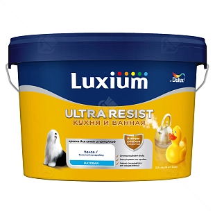 Краска Dulux Ultra Resist для Кухни и ванной мат база BC (2,25л)