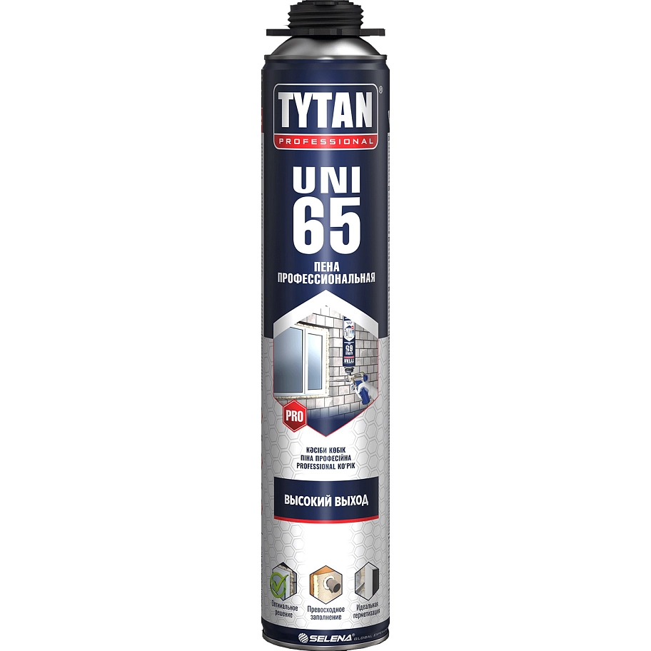 Пена профессиональная Tytan Professional 65 UNI 750 мл. выход 65 л