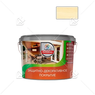 Лак для деревянных панелей акриловый защитно-декоративный Profilux Professional бесцветный 9 л