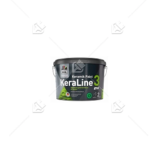 Краска для стен и потолков Dufa Premium KeraLine Keramik Paint 3 глубокоматовая прозрачная база 3 9 л.