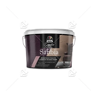 Покрытие декоративное Dufa Creative Sabbia эффект песчаных вихрей матовое 5 кг.