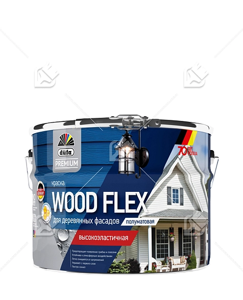 Краска фасадная Dufa Premium Wood Flex база 1 полуматовая 9 л.