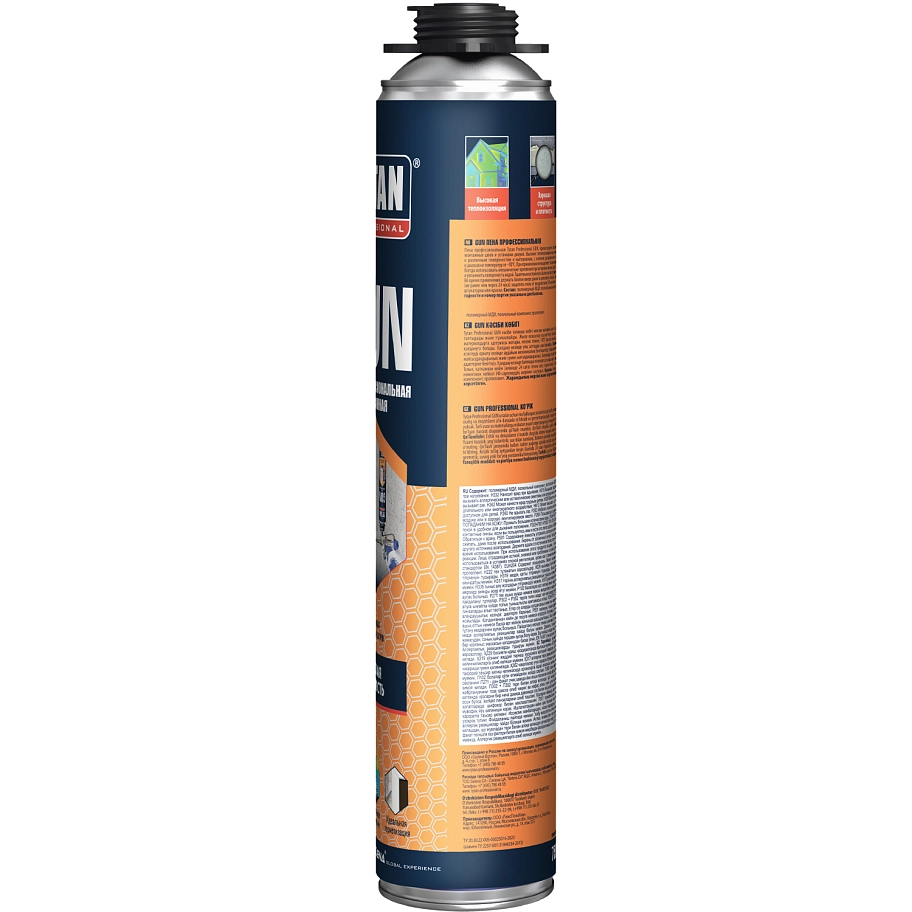 Пена профессиональная Tytan Professional Gun всесезонная 750 мл
